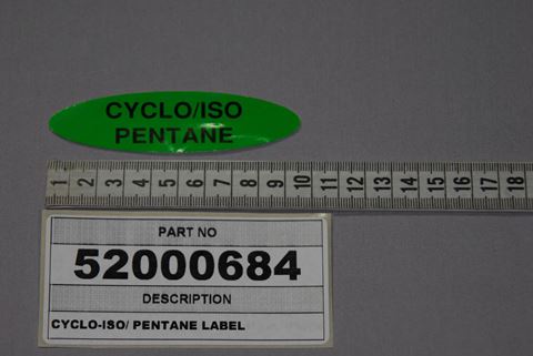 Obrázek z CYCLO-ISO/ PENTANE LABEL 