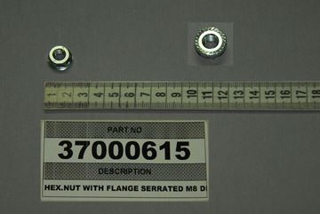 Obrázek HEX.NUT WITH FLANGE SERRATED M8 DIN6923