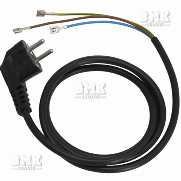 Obrázek Napájecí kabel EU M36 L=1,50 m černý, H05VV-F3G.
