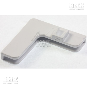 Obrázek Skleněná police obECžení zadního rohu 4mm pravá