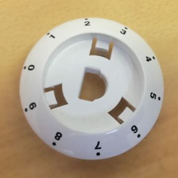 Obrázek Podložka knoflíku bílá